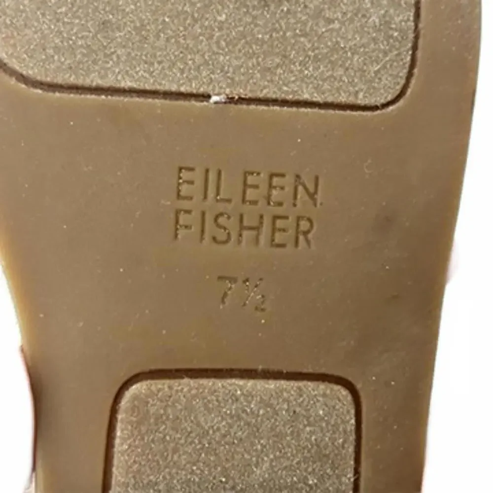 Eileen Fisher Lee d’Orsay Beige Espadrille Flats Women’s Size 7.5 New w/o‎ Tags